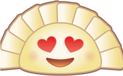 Where Is The Dumpling Emoji - Dumpling Emoji (400x300)