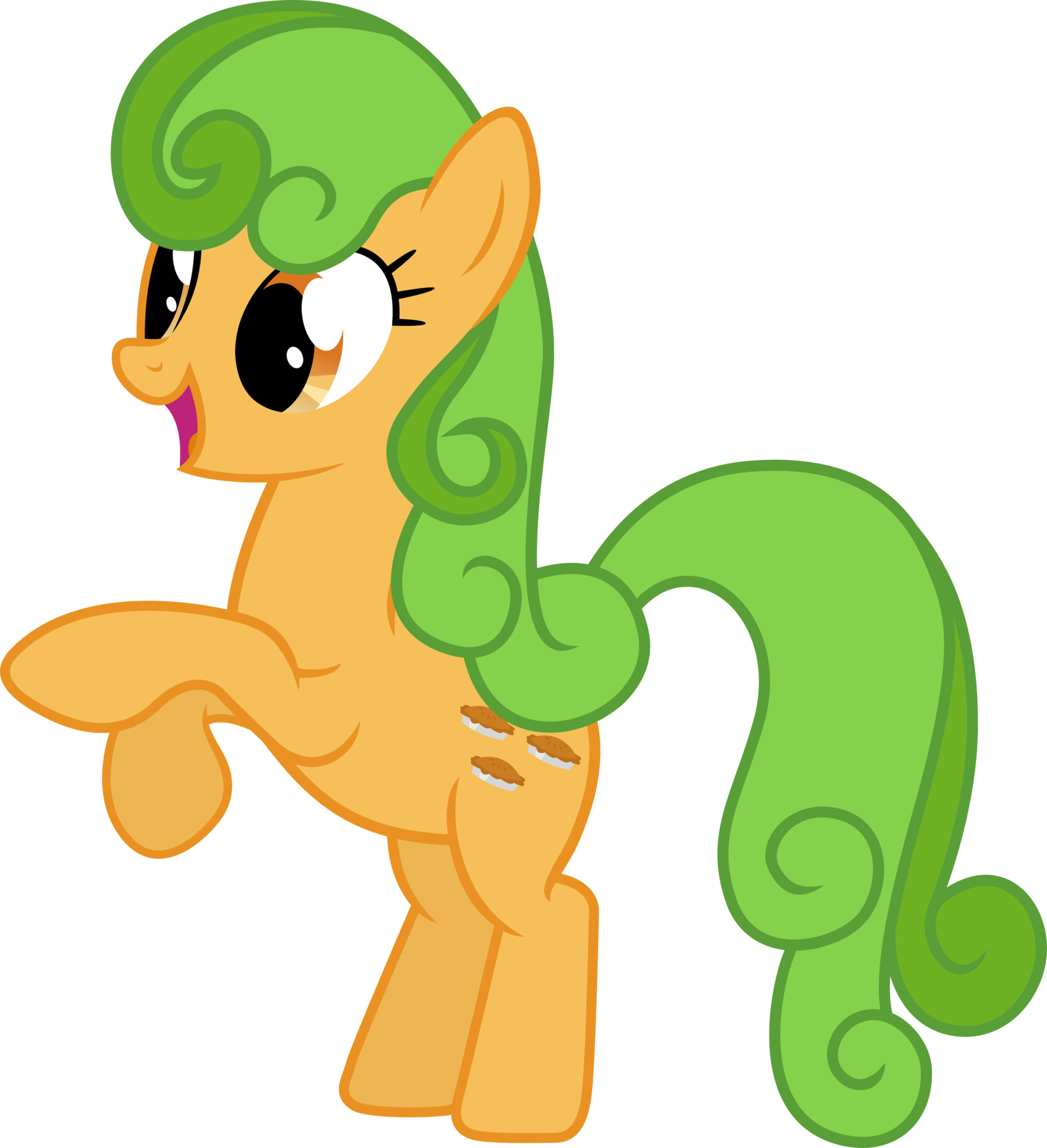 My Little Pony Apple Dumpling - My Little Pony Apple Pie (1600x1755)