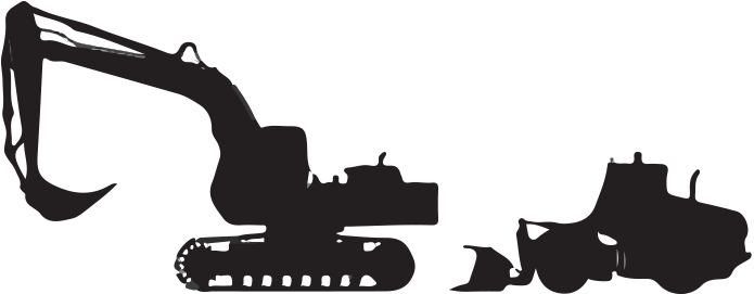 Gps Based Backhoe Loader, Tippers, Hydraulic Mobile - Bulldozer (1366x690)