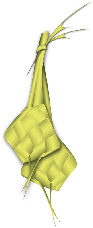 Ketupat Transparent - Ketupat Png (509x800)