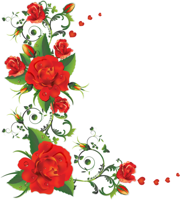 Religious Corner Borders For Kids - Flower Poem In Hindi (600x668)