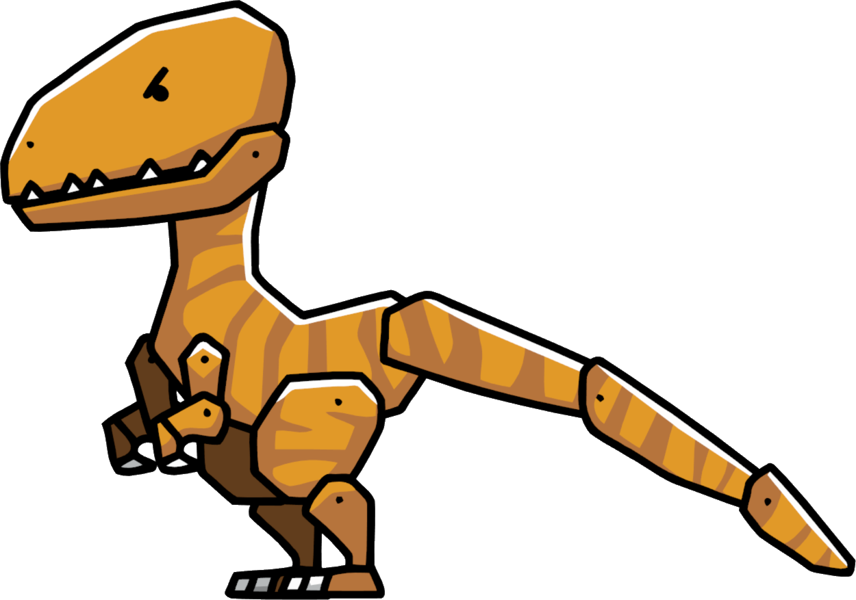 Velociraptor - Scribblenauts Dinosaur Png (1250x877)