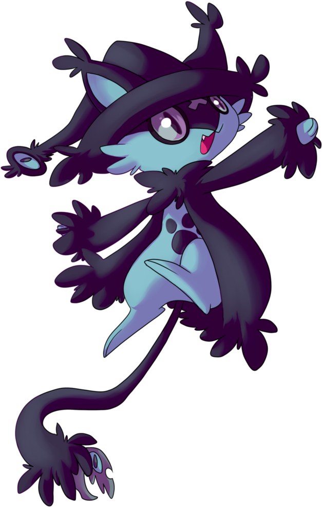 This Type Of Pokemon Is A Hexnya But His Name Is Shadow - Fakemon Hexnya (791x1009)
