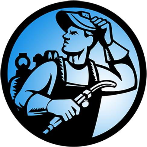 Welder Fabricator Welding Retro Style 2.25" Button (512x512)