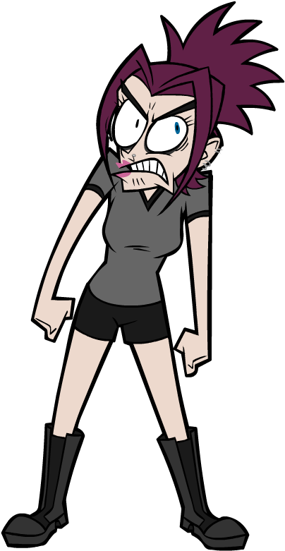 Rebecca Kerswell Rebecca Is The Hostile, Tomboy Fitness - Cartoon (429x800)
