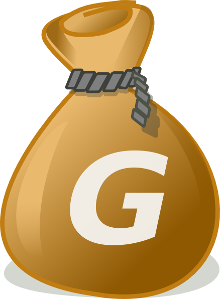 Money Bag Pics - Money Bag Clipart Png (438x596)