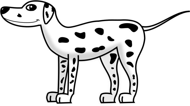 Spotty Clipart - D Is For Dog (800x456)