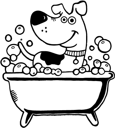Dog Groomers Graphic - School (420x454)