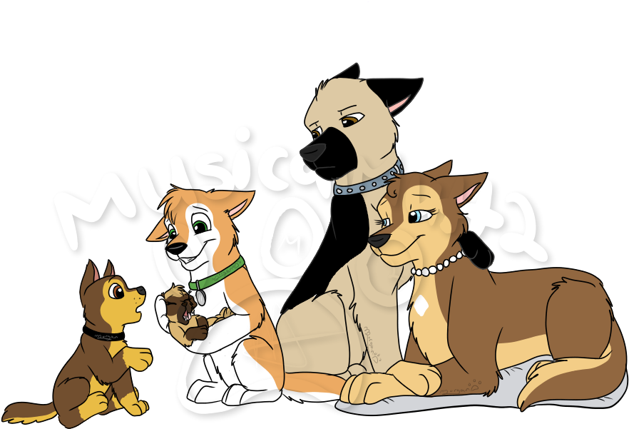 Rime Clipart Police Chase - Paw Patrol Fletcher X Elsie (900x700)