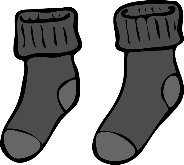Socks Clip Art (600x539)
