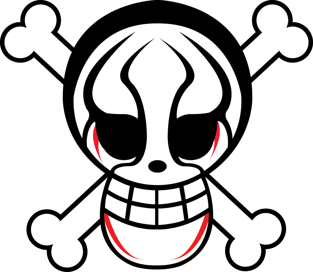 One Piece Clip Art Medium Size - Luffy Jolly Roger (1024x891)