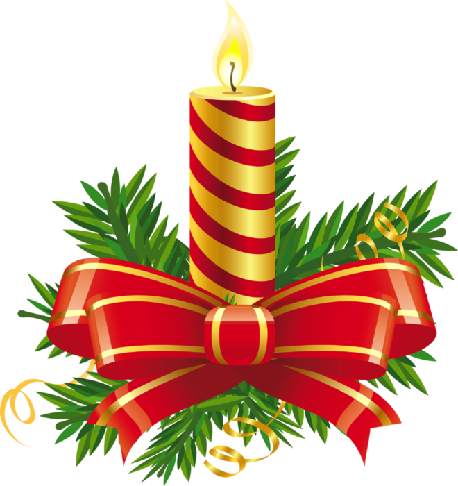Clip Arts Related To - Christmas Candles Clip Art (660x700)