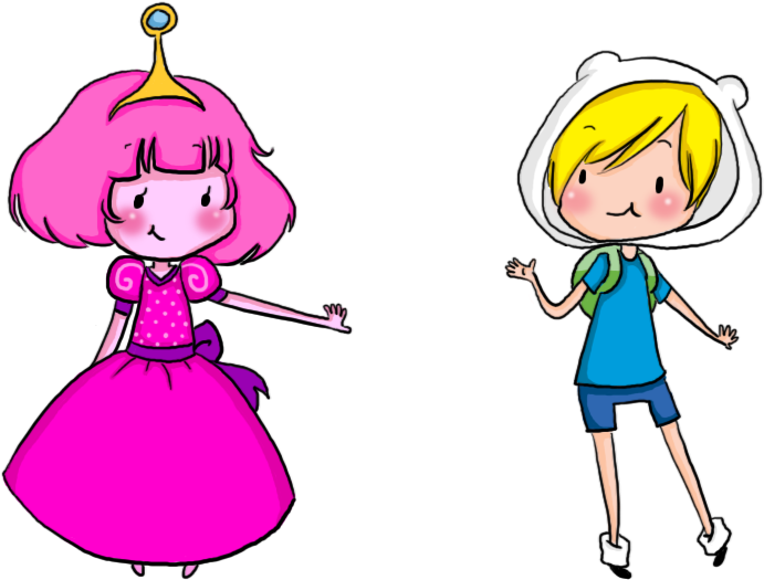 Finn And Young Pb By Anime-lover05 - Princess Bubblegum And Finn Png (800x600)
