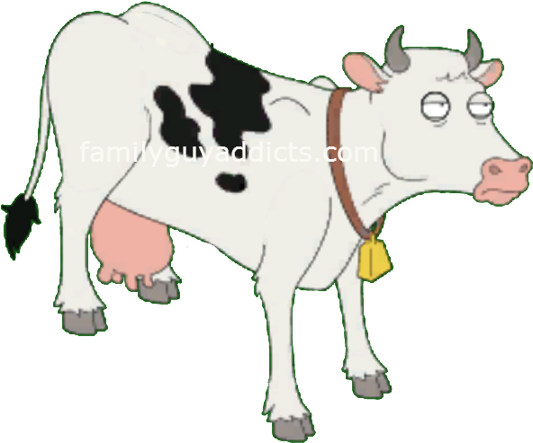 S&m Cow - Cow From Family Guy (611x506)