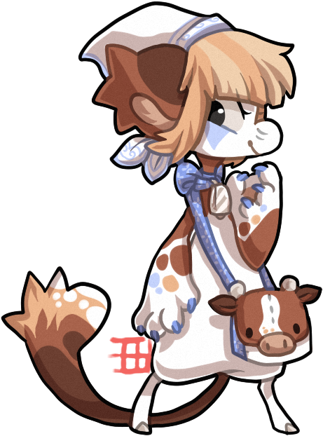 Cow Dta#8 Closed By Griffsnuff - Artist (530x657)