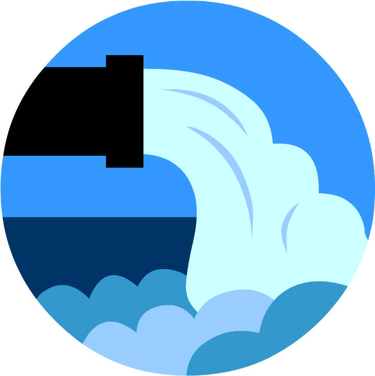 Water Pollution - Water Pollution Icon (880x880)