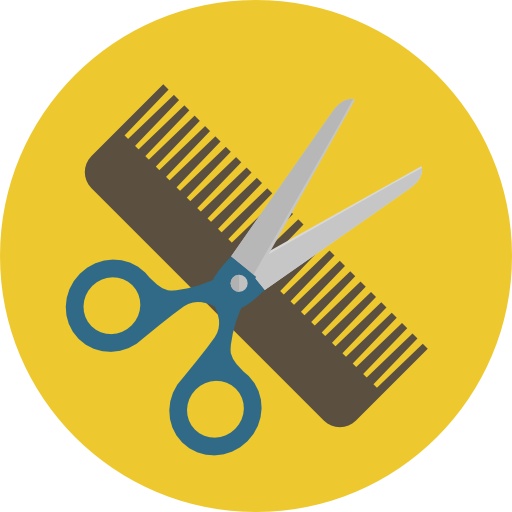 015-scissors - Hairdresser Png Icon (512x512)