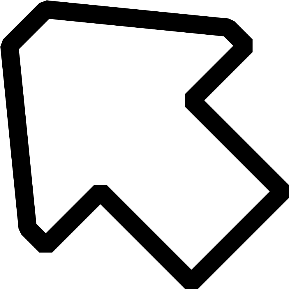 Top, Left, Arrow, White, Empty, Arrows, Icon - Arrow Clip Art (750x750)