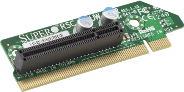 Rsc R1uw E8r Pcie X8 To Pcie X8 Riser Card - Supermicro Rsc R1uw-e8r - Pc (700x700)