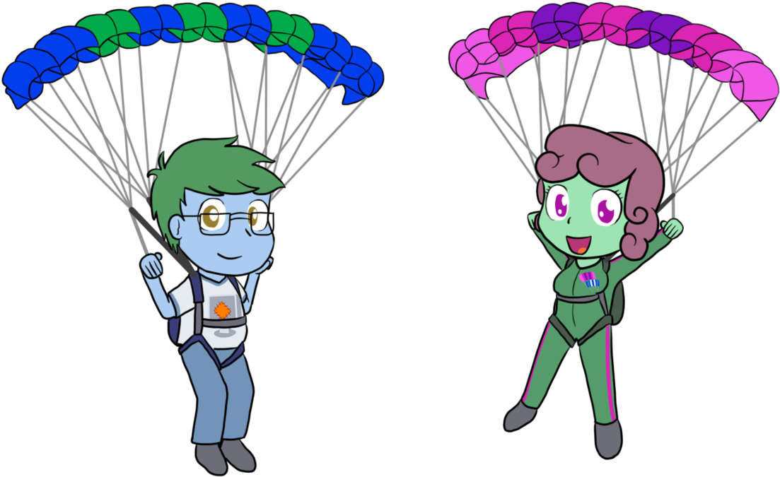 Canterlot High's Parachute Club By Phallen1 - Comics (1139x702)