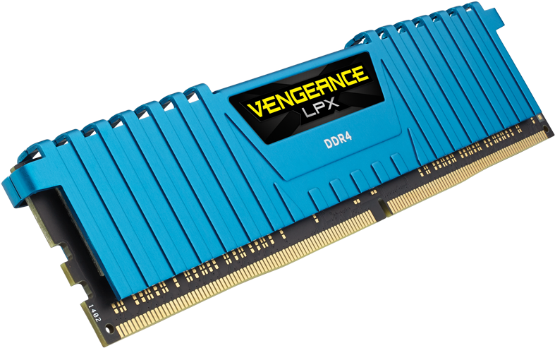 3d Box Vengeance Lpx Ddr4 Blue Veng Lpx Blu 01 Veng - Corsair Vengeance Lpx - Dimm 288-pin (800x511)