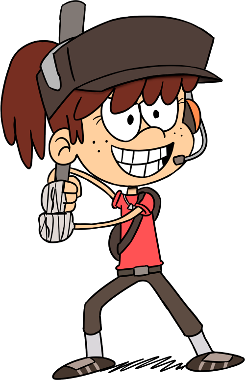 Loud Fortress - Loud House Team Fortress 2 (500x776)