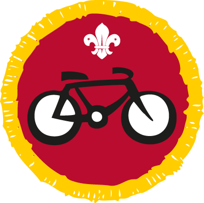 Cyclist Activity Badge - Cub Badges (400x397)