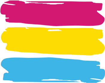 Pansexual Brush Strokes - Pansexuality (350x350)