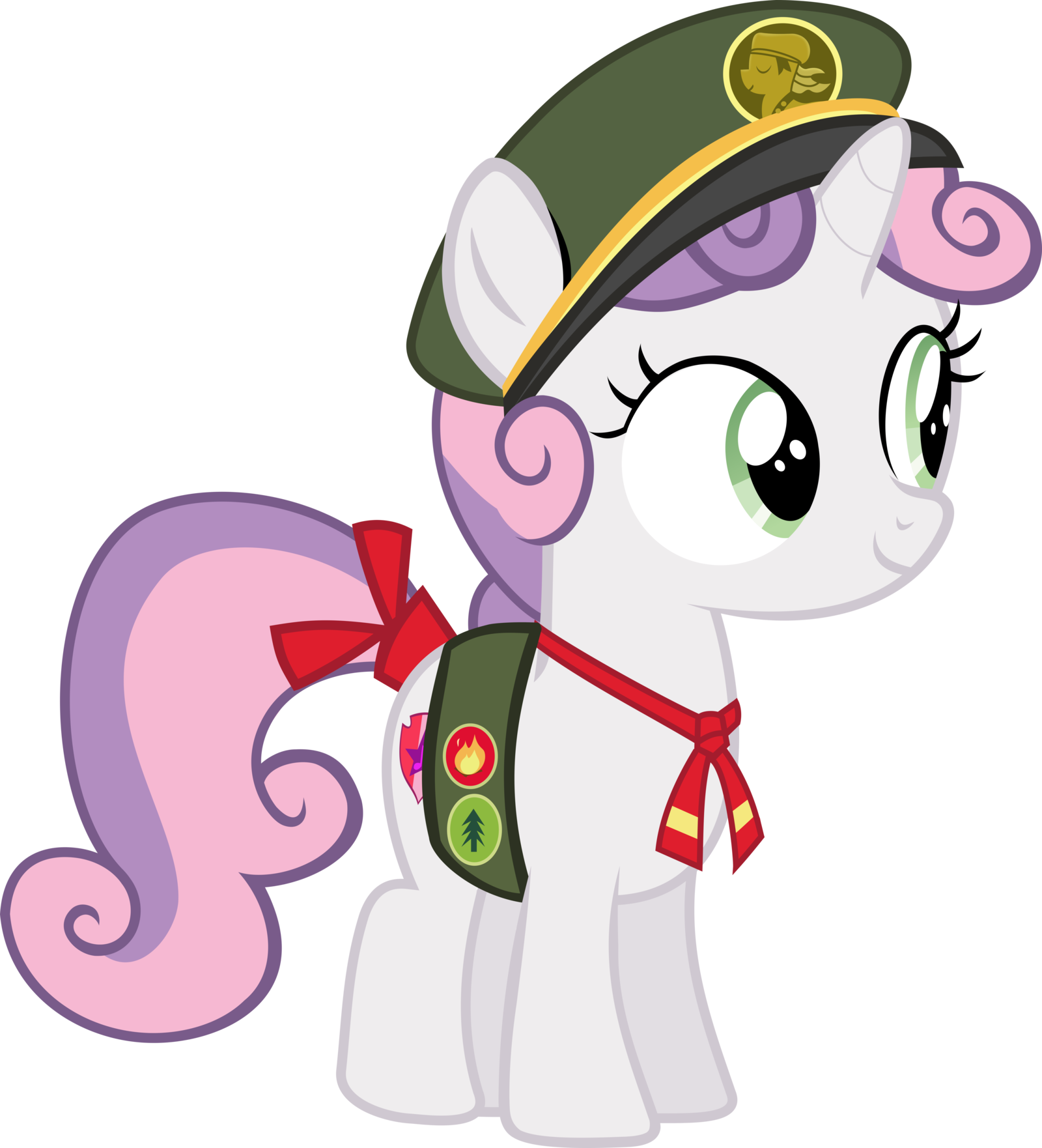 Sweetie Belle Scout By Pink1ejack Sweetie Belle Scout - My Little Pony: Friendship Is Magic (1600x1762)