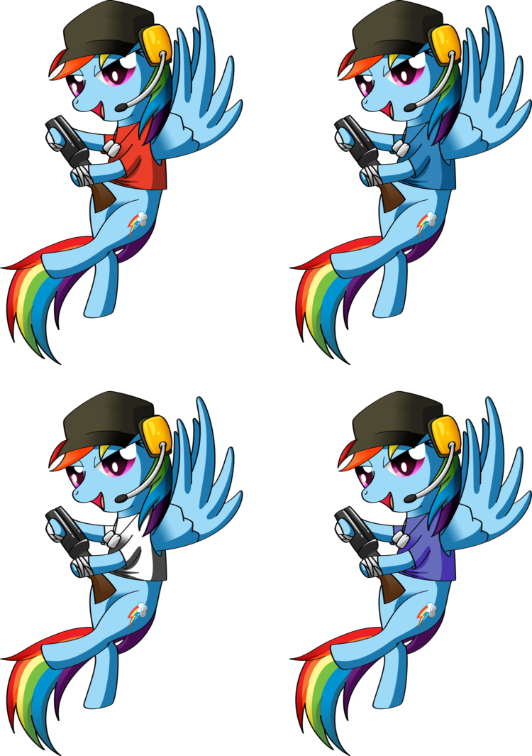 Rainbow Dash Scout By Spyro0w0 - Scout X Rainbow Dash (750x1065)