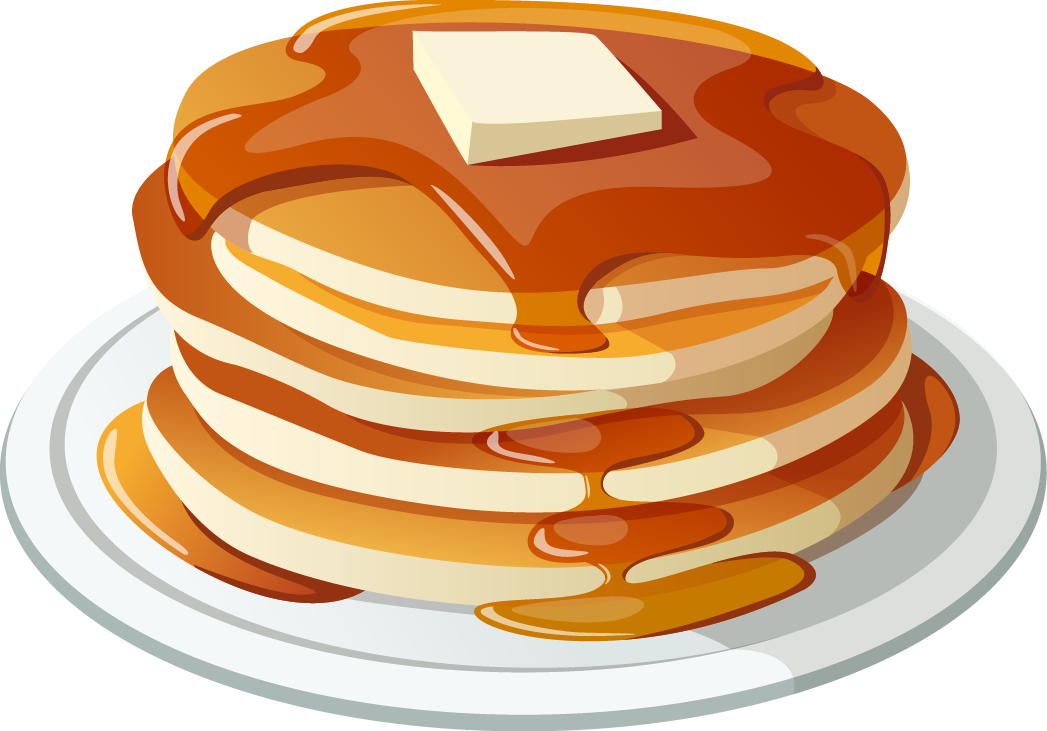 Pancake Breakfast Pancake Breakfast Bacon Clip Art - Bourbon For Breakfast [book] (1047x731)