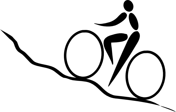 Kolesar2 Clip Art At Clker - Cycling (600x382)