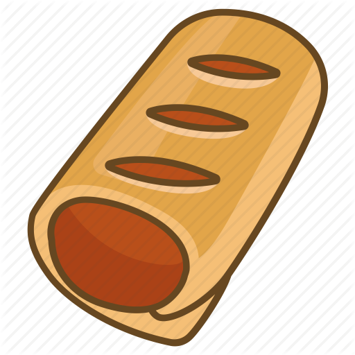 Pain Au Chocolat Bakery Breakfast Toast Sausage Roll - Clip Art (512x512)