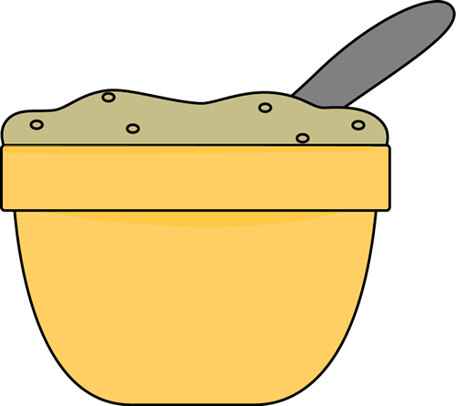 Oatmeal Clipart Bowl Spoon - Oatmeal Clipart Bowl Spoon (500x445)