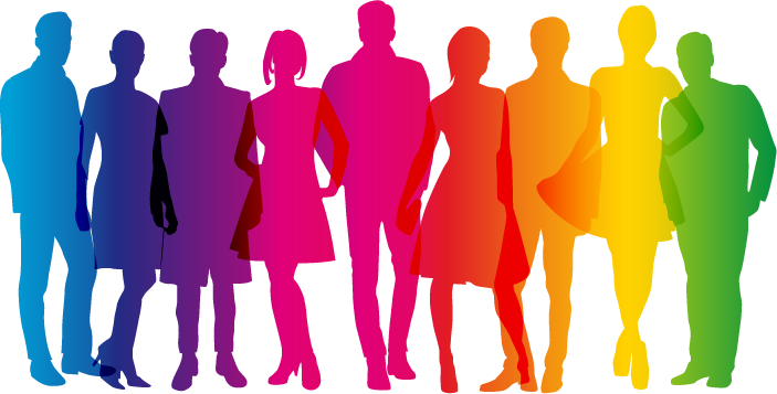 Our Fabulous Populist Family - Family Silhouette Color Png (703x357)