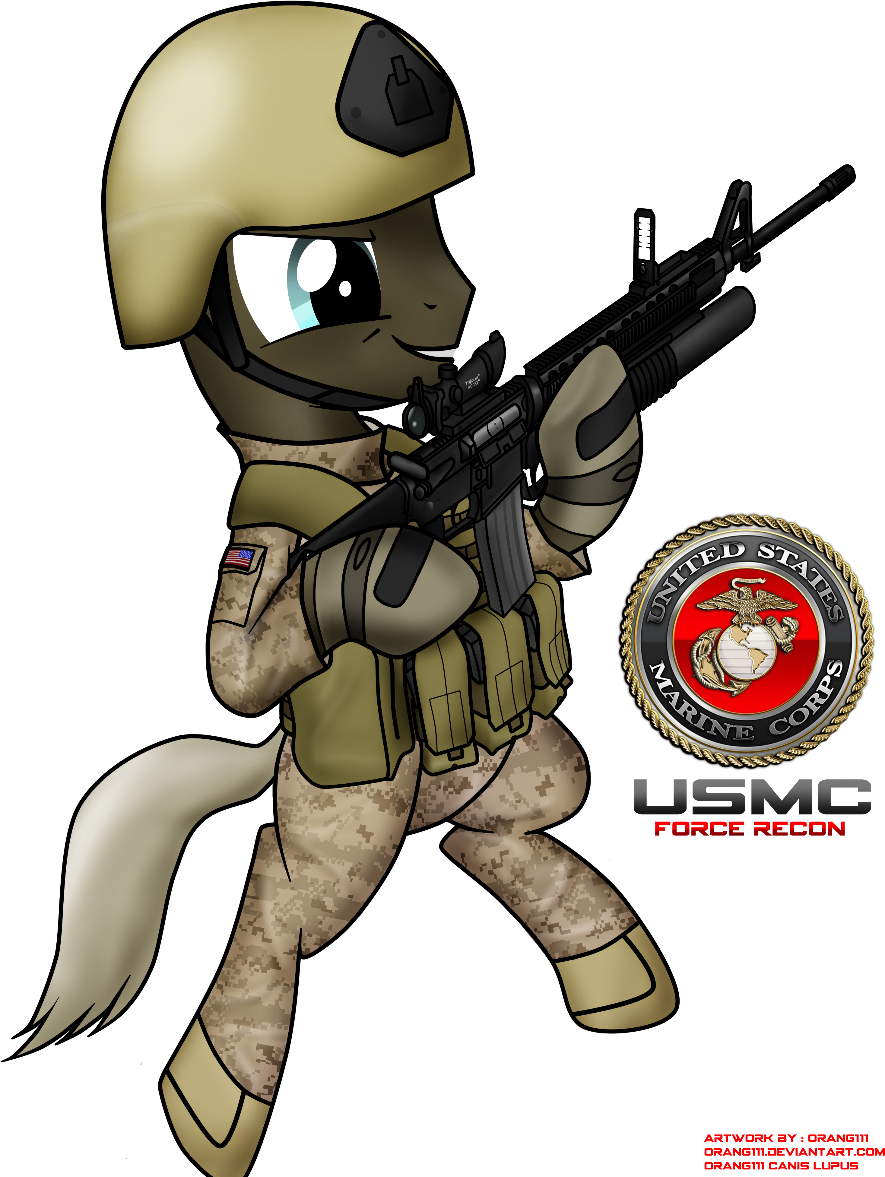 Usmc Force Recon Pony By Orang111 - Office Of Special Education Programs (3000x4000)