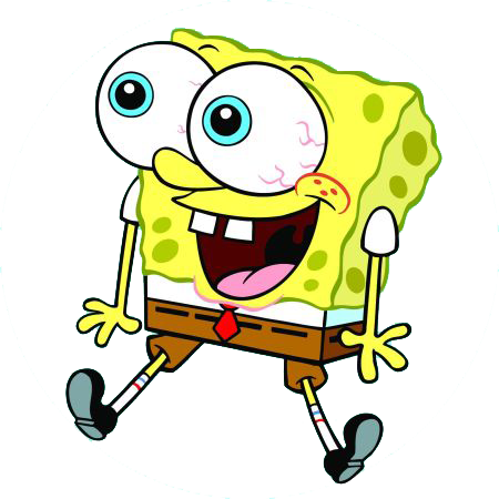 Spongebob In Real Life @spongebob - Spongebob On Transparent Background (450x450)