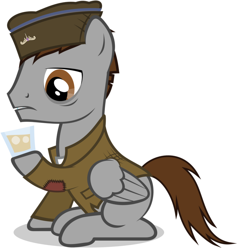 Misteraibo, Clothes, Military, Oc, Oc Only, Safe, Sturmpony, - Cartoon (1024x1024)
