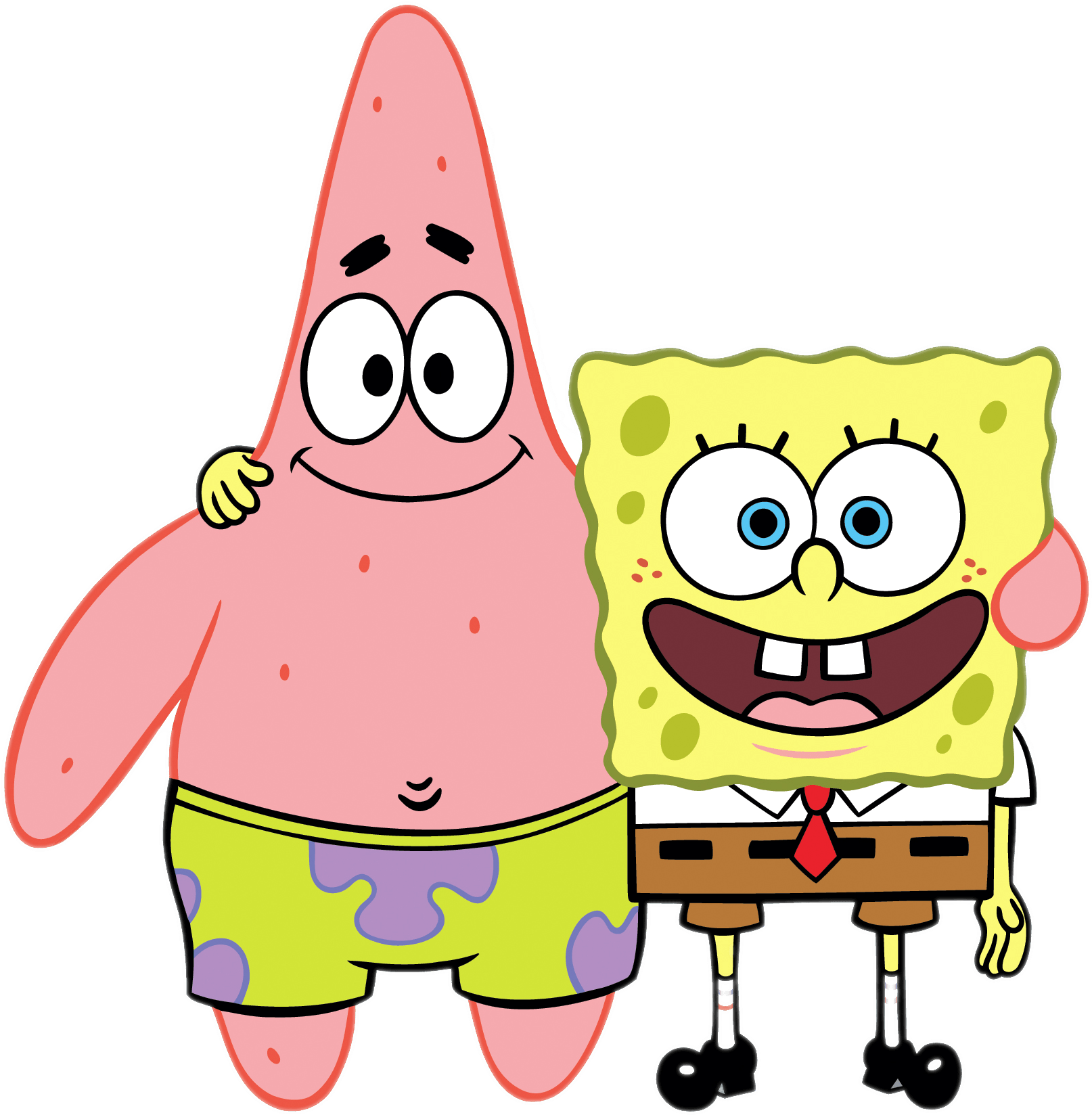 Spongebob And Patrick Render By Rafikafakhirart Spongebob - Spongebob Squarepants And Patrick (1614x1648)