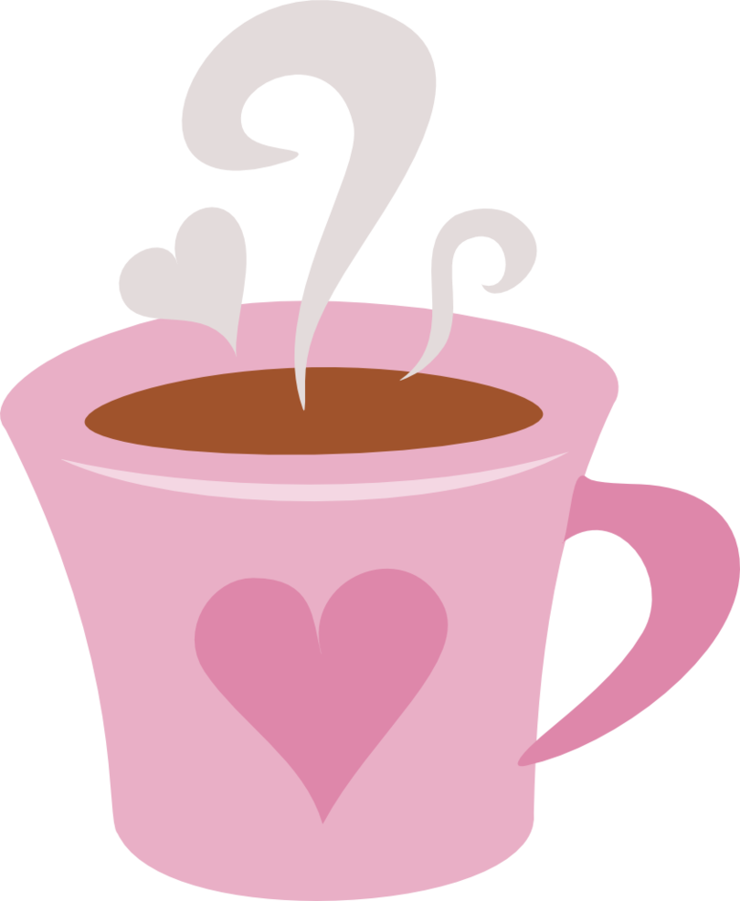 Coffee Cm By Pietotheface - Pink Coffee Cup Clipart (810x987)
