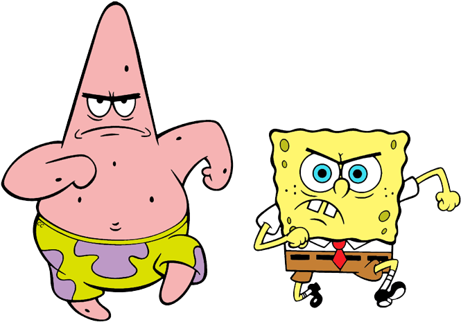 Spongebob Squarepants, Patrick Star - Bob (671x471)