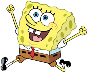 Spongebob Png Psd Detail - Have A Good Day Spongebob (400x323)