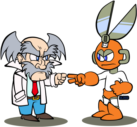 Rock, Paper, Wily Cut Man You Won't - Cartoon (500x431)