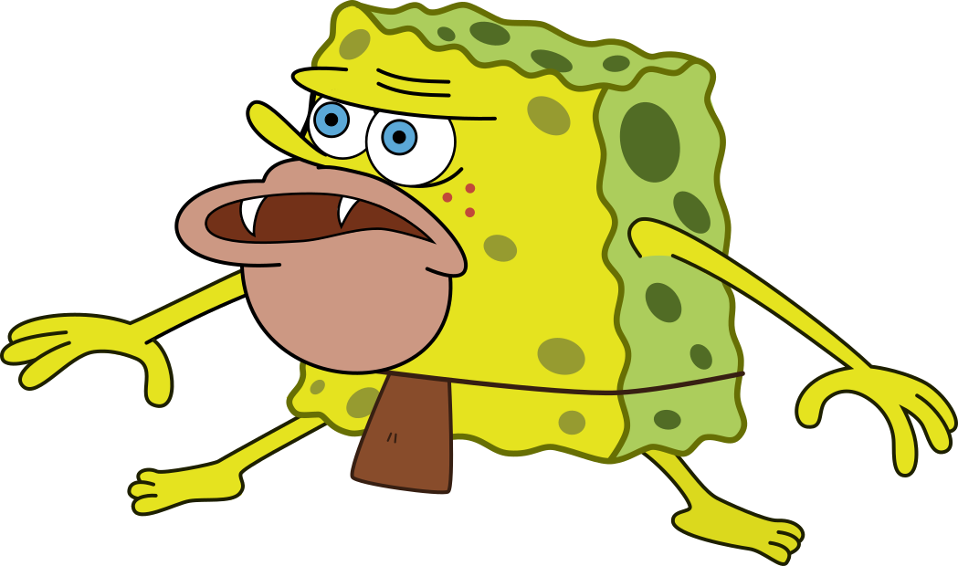 Primitive Spongebob Png (1049x620)
