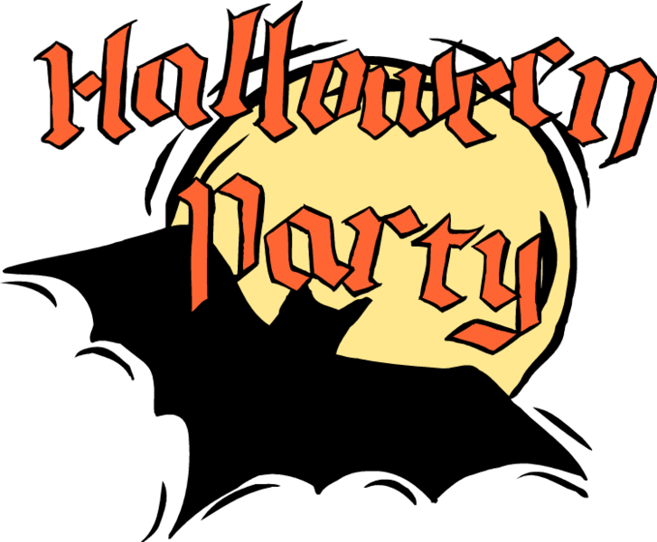 Share This Image - Halloween Party Clip Art Free (727x600)