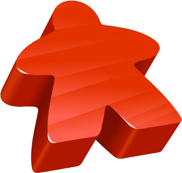 Red Meeple - Meeple 3d (652x628)