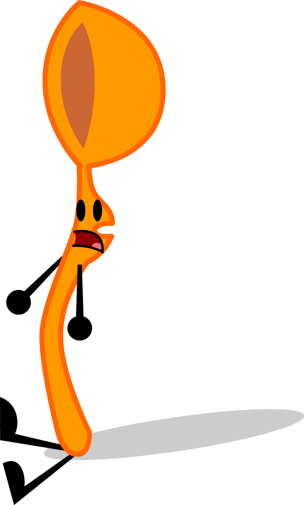 Big Orange Spoon By Kitkatyj - Big Orange Chicken Boto (1024x1701)