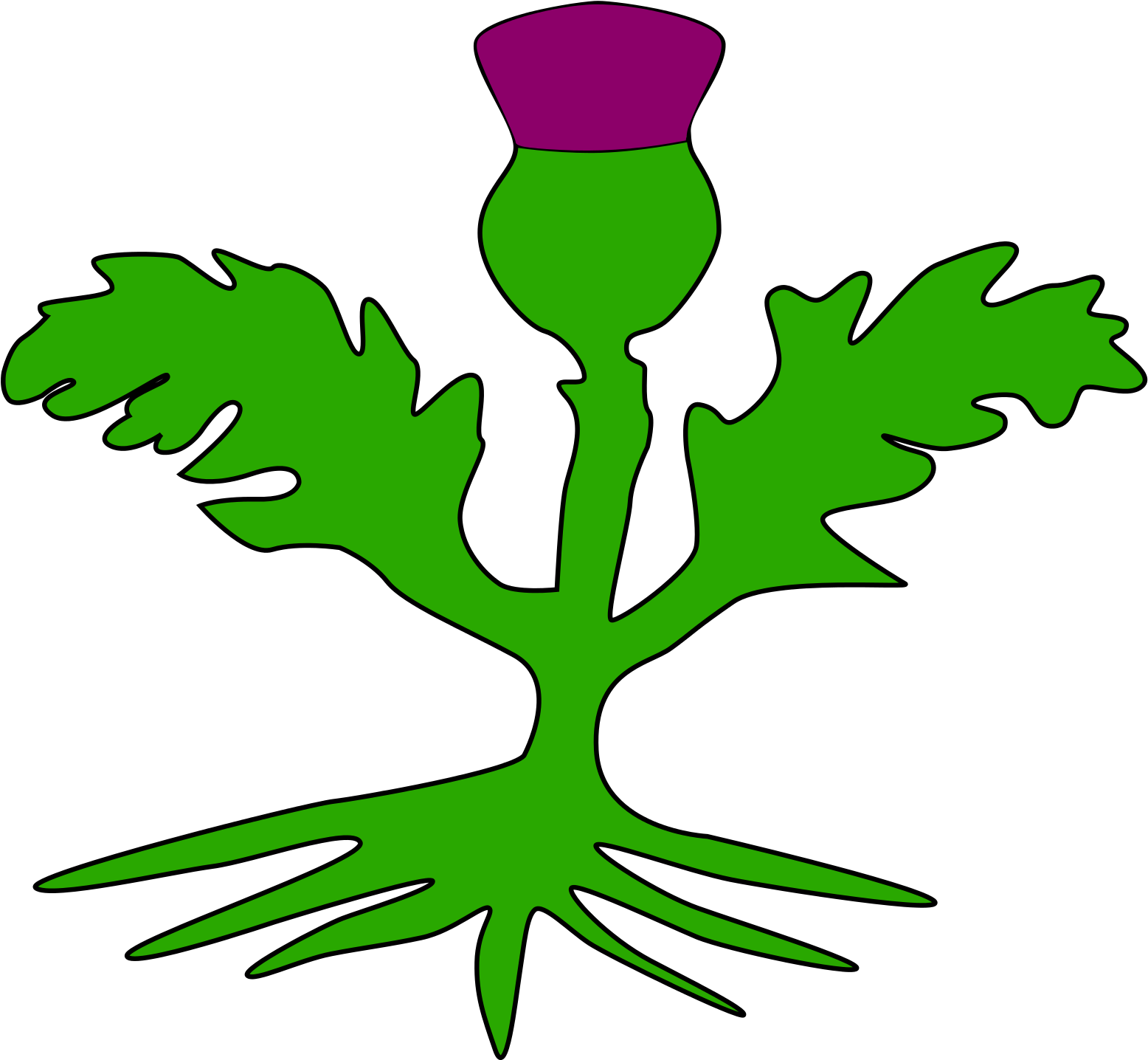 January Tree Cliparts - Clip Art (2000x1500)