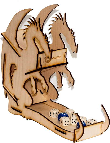 Dice Tower - E-raptor Dice Tower Dragon (502x627)