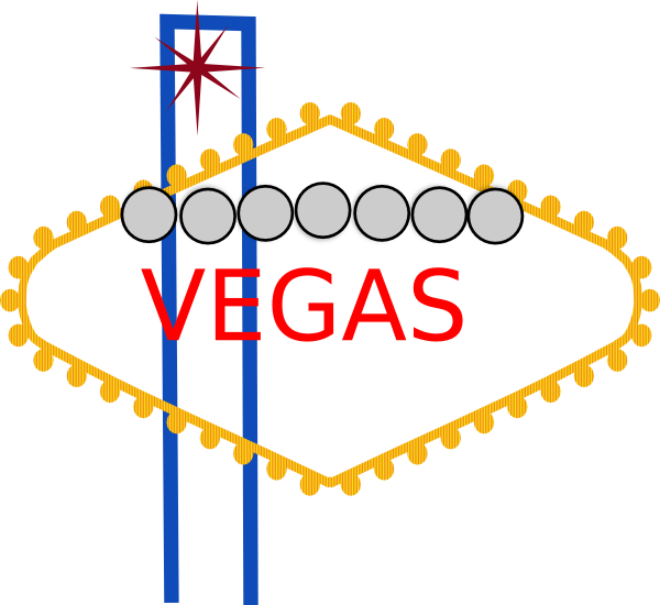 Las Vegas Clip Art Vegas Sign Free Download - Blank Vegas Sign Vector (600x550)